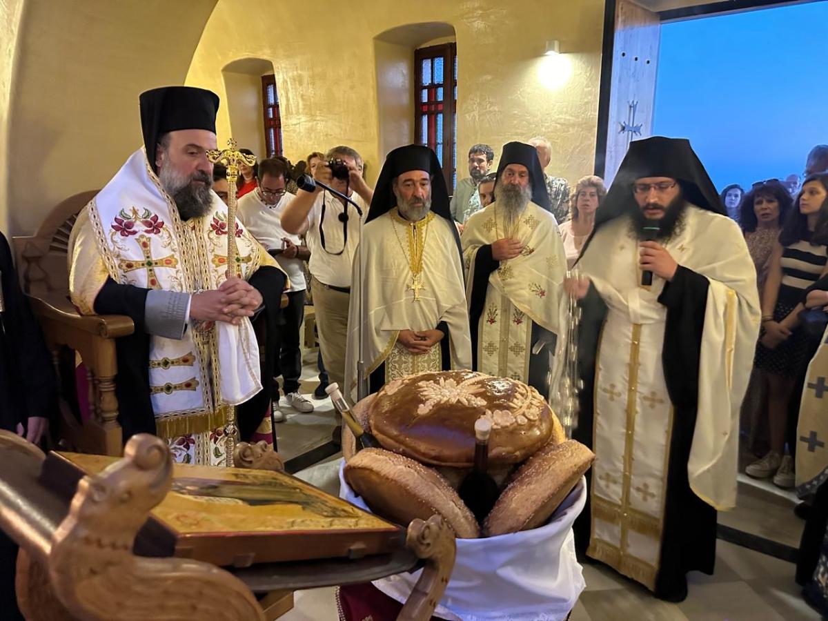 Η πανήγυρις της Ιεράς Μονής Προφήτου Ηλιού Θήρας