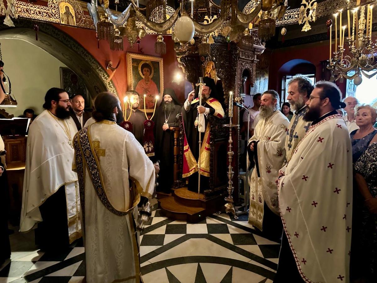 Η πανήγυρις της Ιεράς Μονής Προφήτου Ηλιού Θήρας