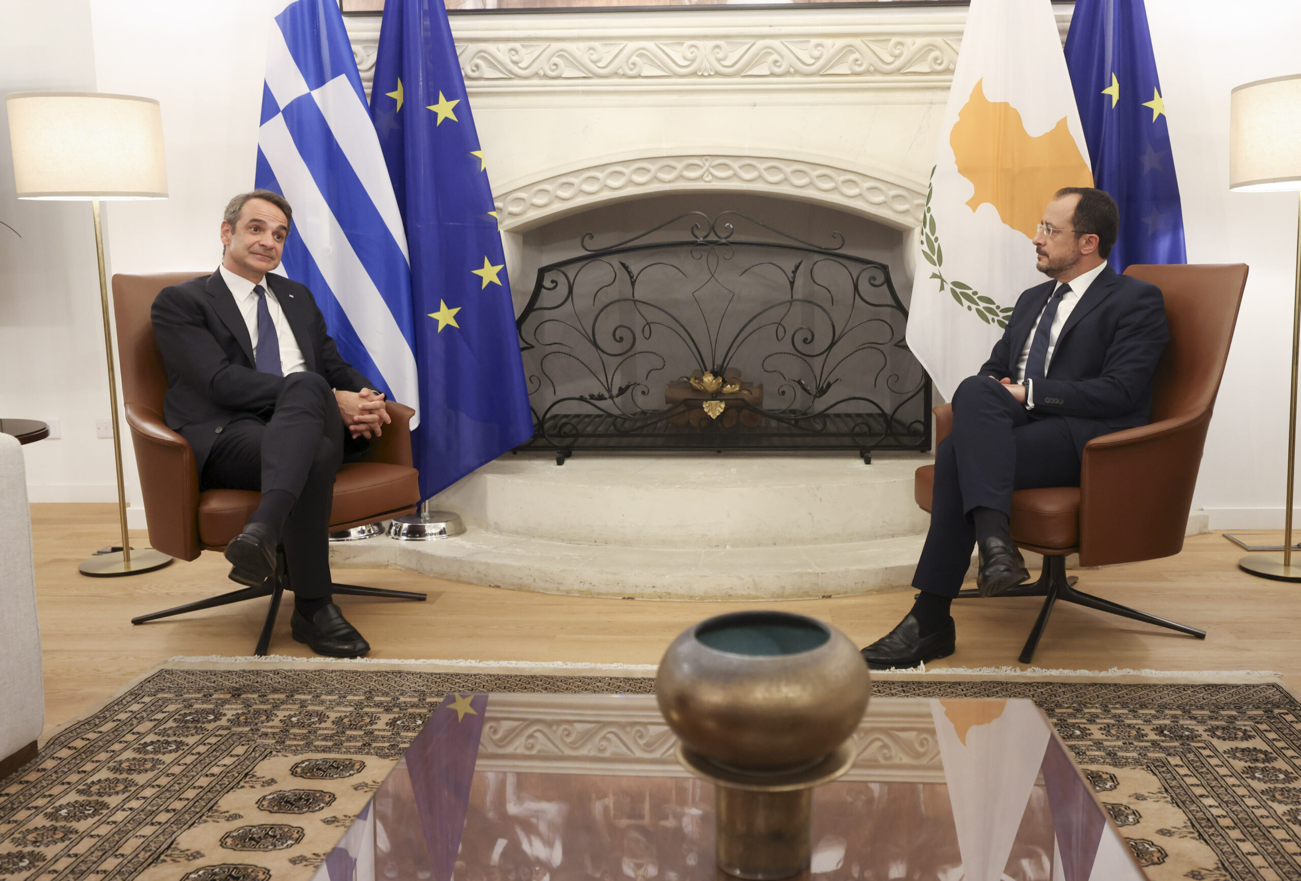Ο Πρόεδρος της Δημοκρατίας Νίκος Χριστοδουλίδης συναντήθηκε με τον Πρωθυπουργό της Ελλάδας