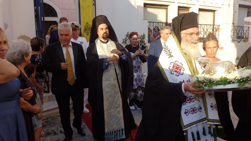 Πλήθος πιστών από την Λέρο στον πρώτο εορτασμό της Οσίας Γερόντισσας Γαβριήλιας της Κωνσταντινουπολίτιδος