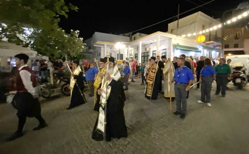 Πλήθος πιστών από την Λέρο στον πρώτο εορτασμό της Οσίας Γερόντισσας Γαβριήλιας της Κωνσταντινουπολίτιδος