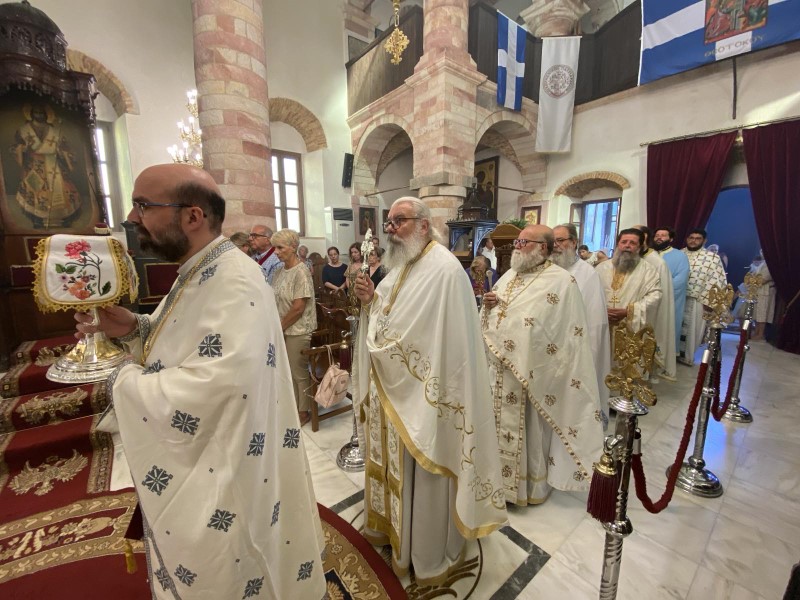 Πλήθος πιστών από την Λέρο στον πρώτο εορτασμό της Οσίας Γερόντισσας Γαβριήλιας της Κωνσταντινουπολίτιδος