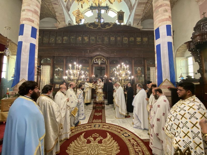 Πλήθος πιστών από την Λέρο στον πρώτο εορτασμό της Οσίας Γερόντισσας Γαβριήλιας της Κωνσταντινουπολίτιδος