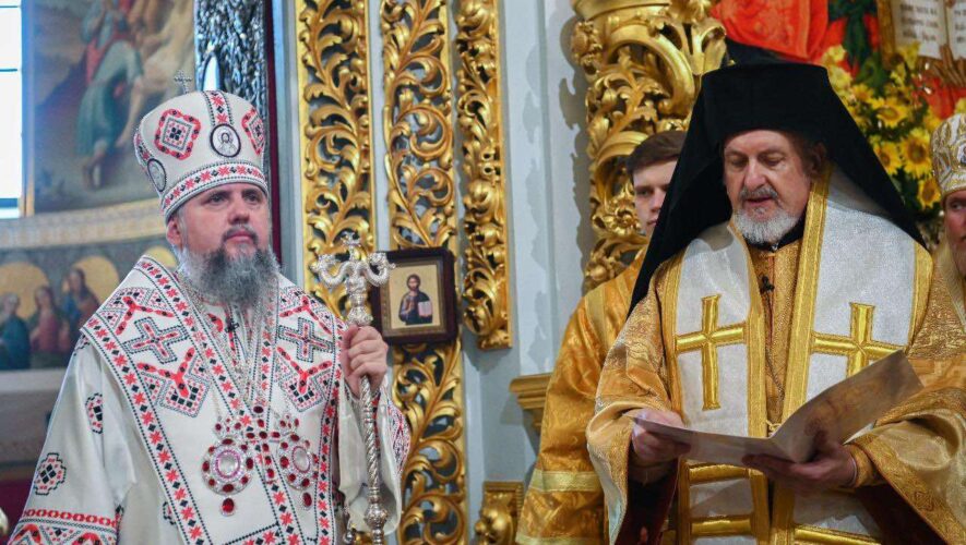 Ο Γέρων Χαλκηδόνος, εκπρόσωπος του Παναγιωτάτου, στους εορτασμούς για την επέτειο του εκχριστιανισμού των Ρως του Κιέβου