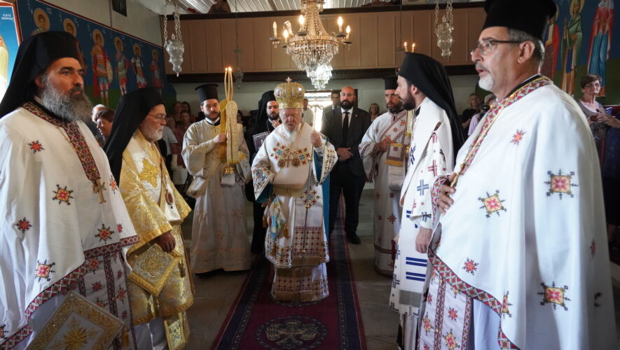 Η Απόδοση της εορτής της Κοιμήσεως της Θεοτόκου στο χωριό του Οικουμενικού Πατριάρχη