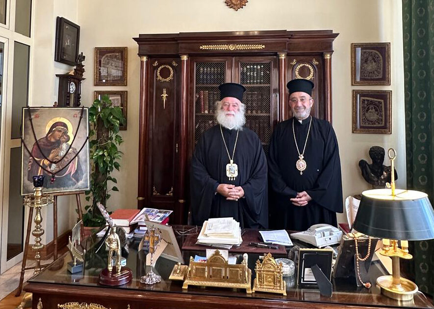 Επικοινωνία με τους Πατριάρχες Αντιοχείας κ. Ιωάννη και Ιεροσολύμων κ. Θεόφιλο είχε ο Πατριάρχης Αλεξανδρείας