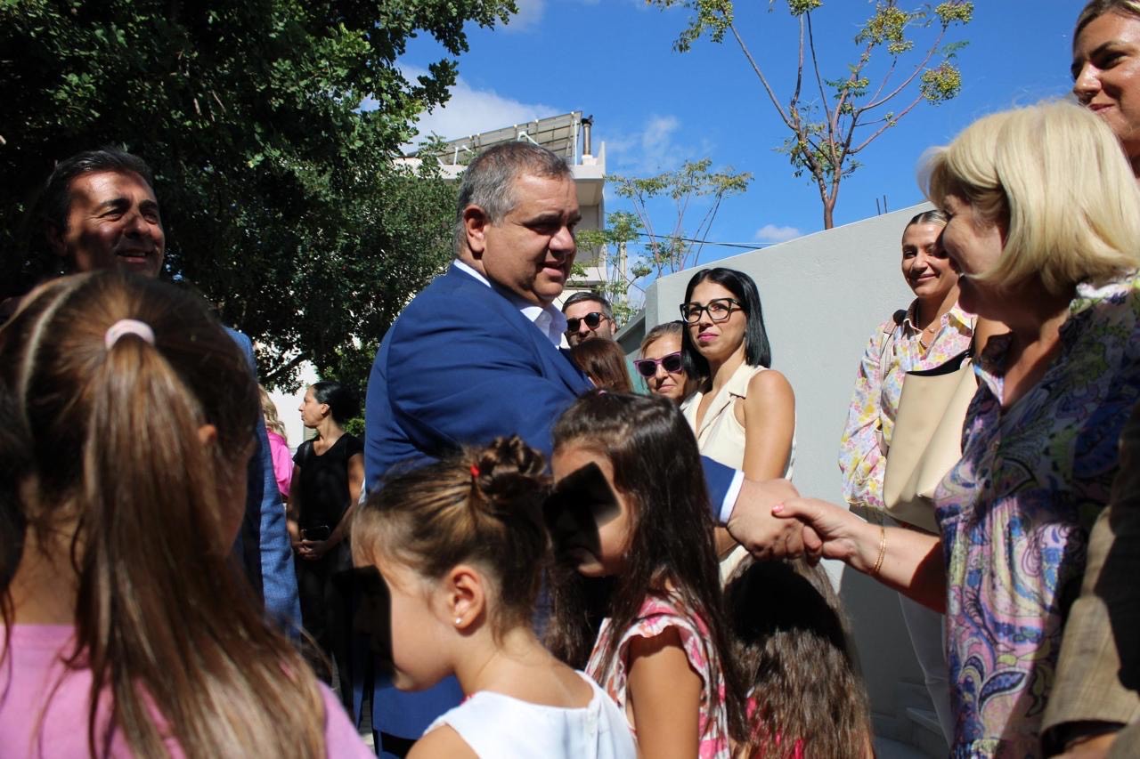 Ο Β. Σπανάκης εγκαινίασε το 12ο Νηπιαγωγείο Καματερού