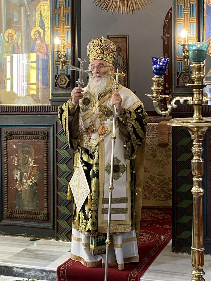 Λέρος: Τρισαρχιερατική Θεία Λειτουργία για την εορτή της Παγκοσμίου Υψώσεως του Τιμίου και Ζωοποιού Σταυρού IERA MITROPOLI LEROY KAI KALYMNOY TRISARXIERATIKI TIMIOY STAVROU PLATANOS LEROS I