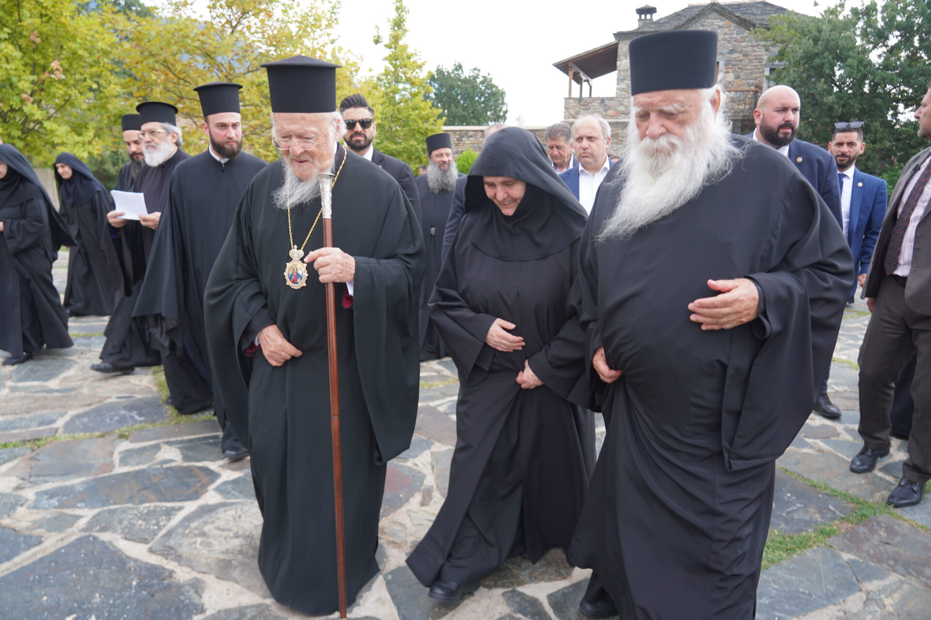 Ο Οικουμενικός Πατριάρχης στο Ιερό Ησυχαστήριο του Τιμίου Προδρόμου Ακριτοχωρίου Σερρών