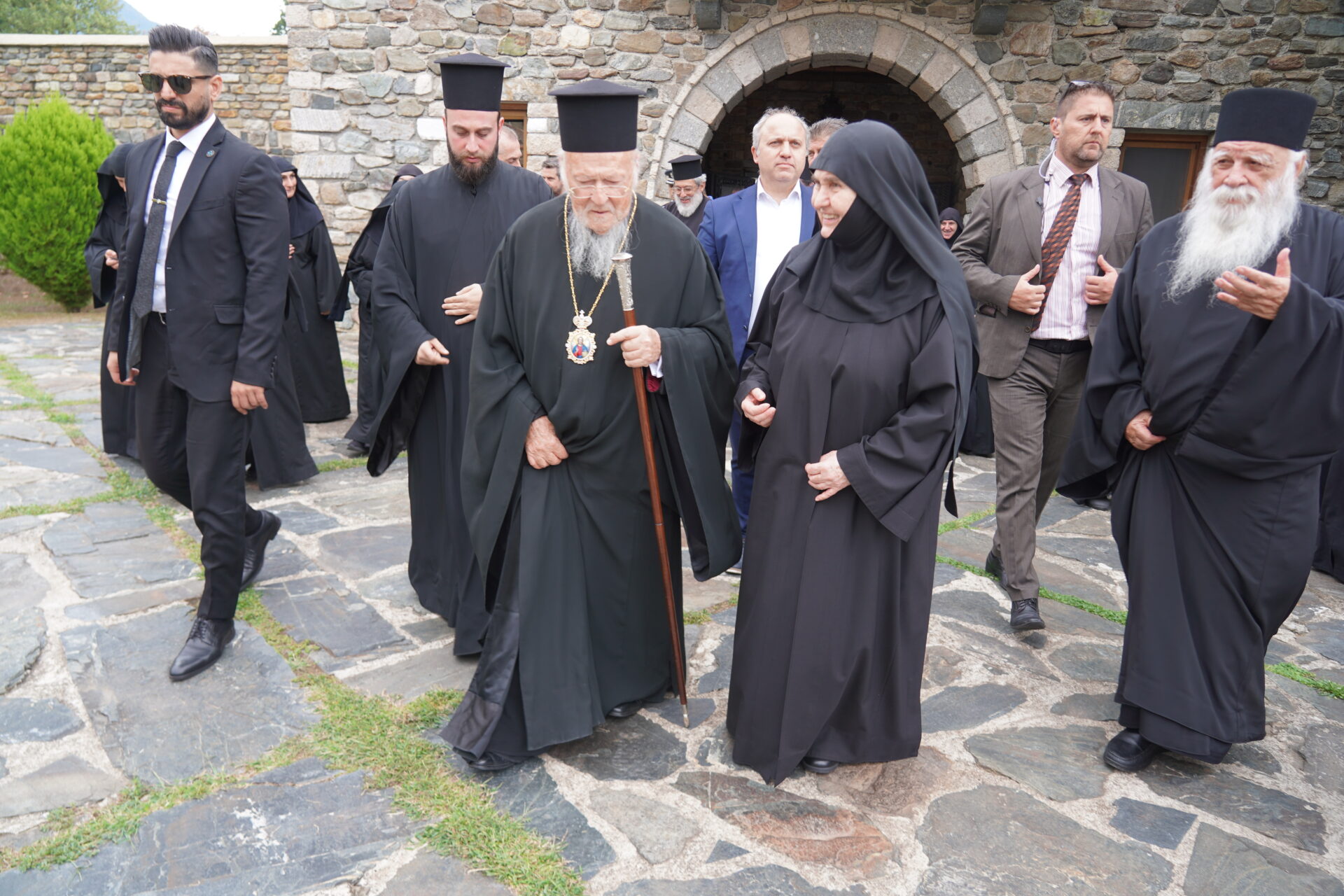Ο Οικουμενικός Πατριάρχης στο Ιερό Ησυχαστήριο του Τιμίου Προδρόμου Ακριτοχωρίου Σερρών