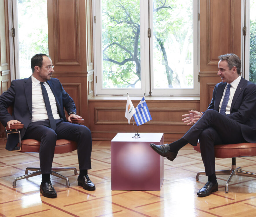 Διμερής συνάντηση του ΠτΔ Νίκου Χριστοδουλίδη με τον Πρωθυπουργό της Ελλάδας στην Αθήνα