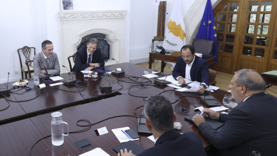 Ο Πρόεδρος της Δημοκρατίας προήδρευσε ευρείας σύσκεψης για τον GSI