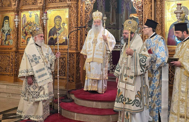 Ξάνθη: Ο Αρχιεπίσκοπος Κύπρου Γεώργιος στον Καθεδρικό Ναό της του Θεού Σοφίας