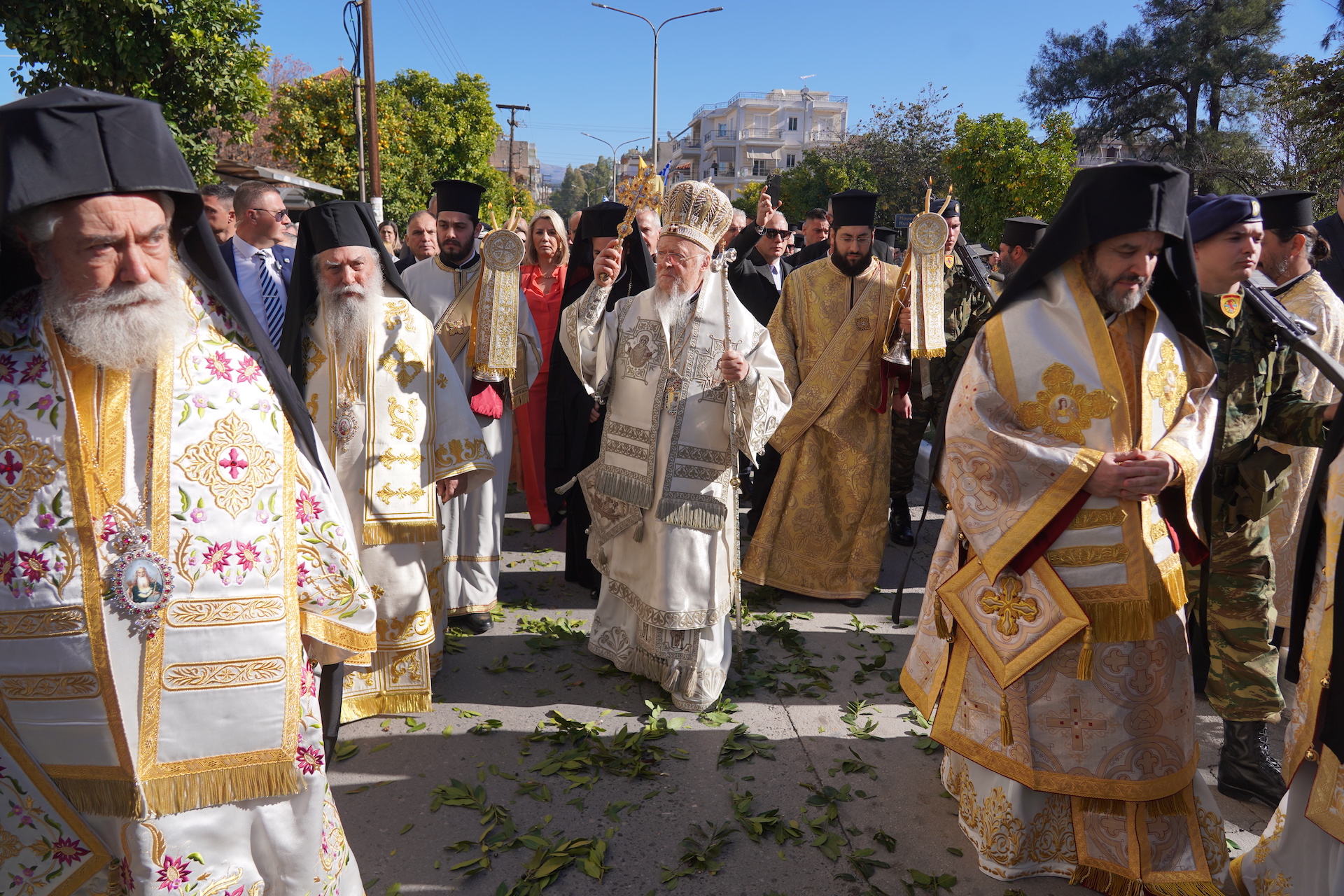 Ο Οικουμενικός Πατριάρχης προεξήρχε των λατρευτικών εκδηλώσεων για την εορτή του πολιούχου της Σπάρτης Ο Οικουμενικός Πατριάρχης προεξήρχε των λατρευτικών εκδηλώσεων για την εορτή του πολιούχου της Σπάρτης oikoumenikos sparti eidiseis ellada patriarxeia adologala (1)