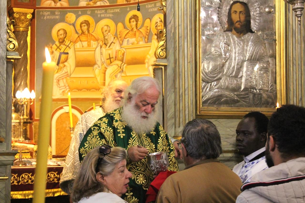 Λαμπρά εορτάστηκε η εορτή του Οσίου Σάββα του Ηγιασμένου στο Πατριαρχείο Αλεξανδρείας (Φωτογραφίες) osios_savvas_patriarxeio_adologala (2)