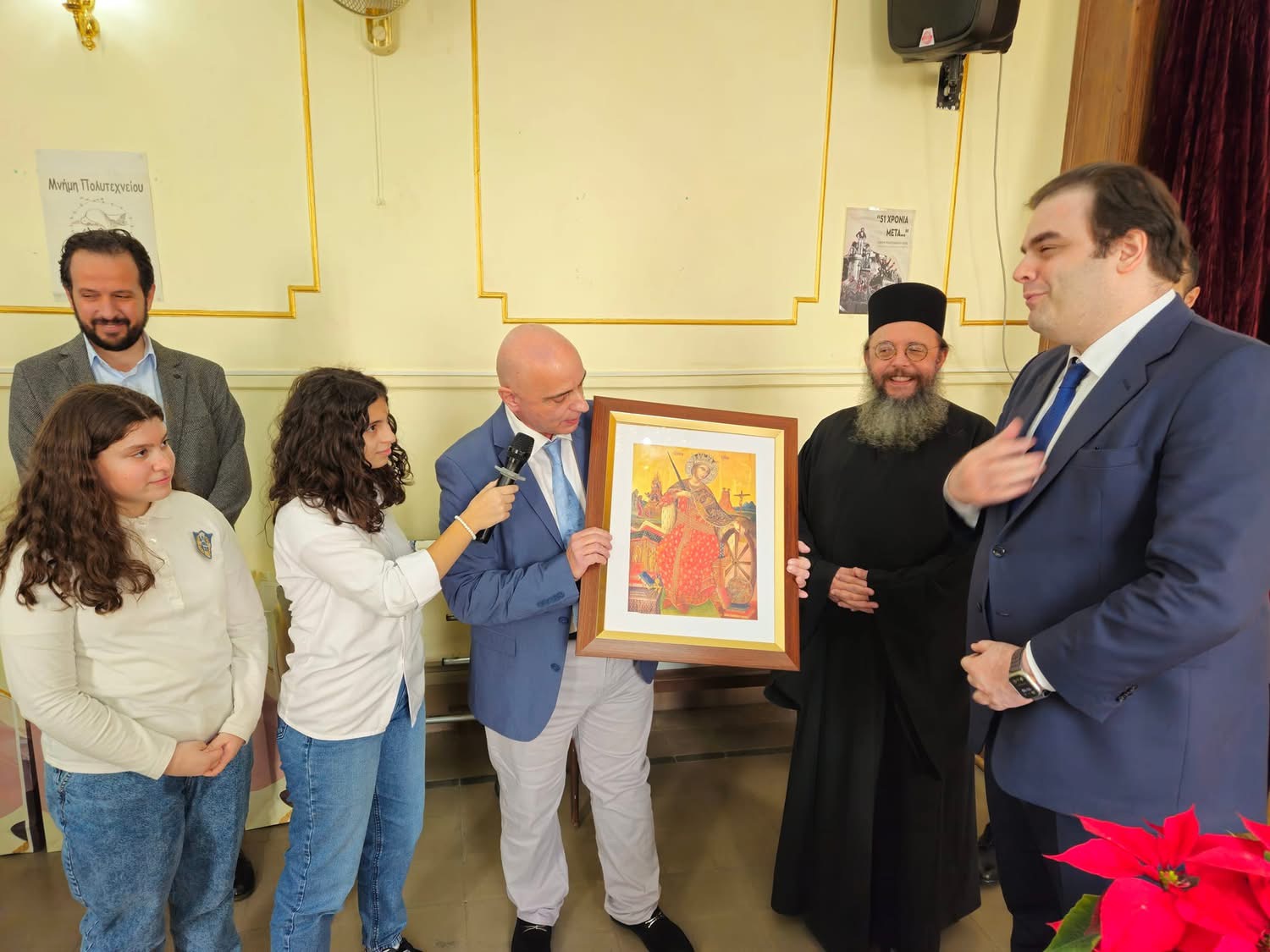 Επίσκεψη του Έλληνα Υπουργού Παιδείας στην Αμπέτειο Σχολή Καίρου ypourgos paideias ellados cairo egypt news world adologala (10)
