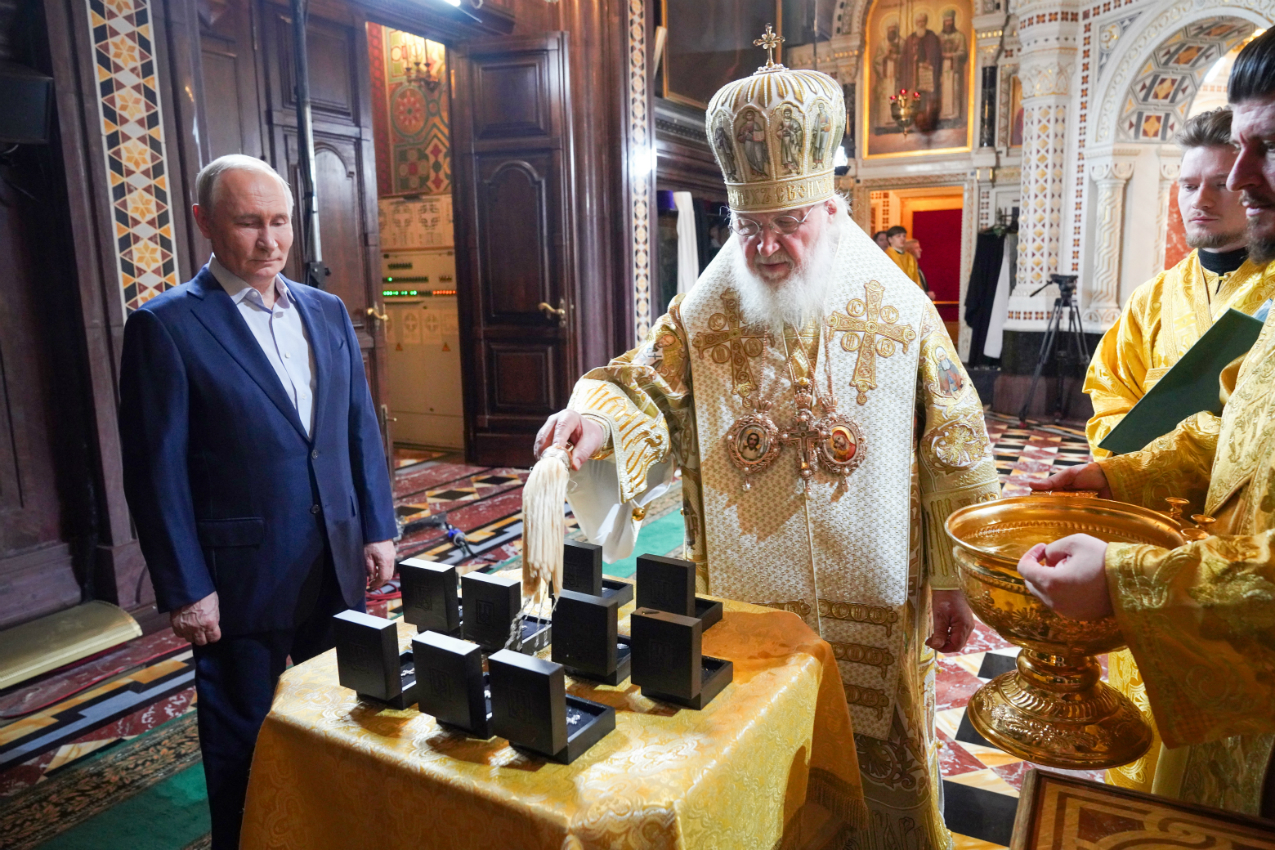Η εορτή των Χριστουγέννων στη Μόσχα (Εικόνες)