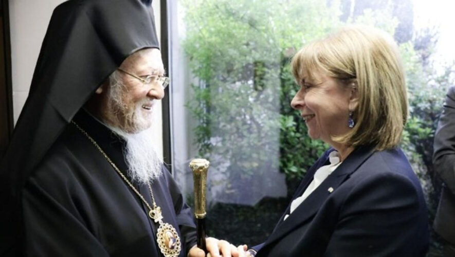 Επικοινωνία με την Πρόεδρο της Ελληνικής Δημοκρατίας είχε ο Πατριάρχης του Γένους