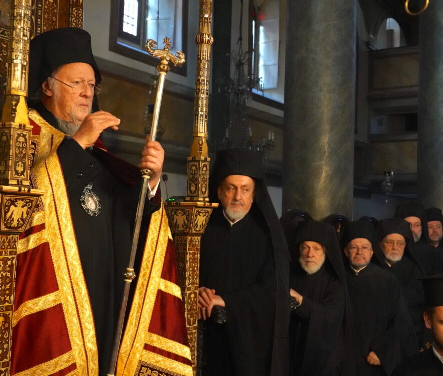 Θεία Λειτουργία για την εορτή της Περιτομής του Κυρίου και της μνήμης του Μ. Βασιλείου, στον Πατριαρχικό Ναό στο Φανάρι