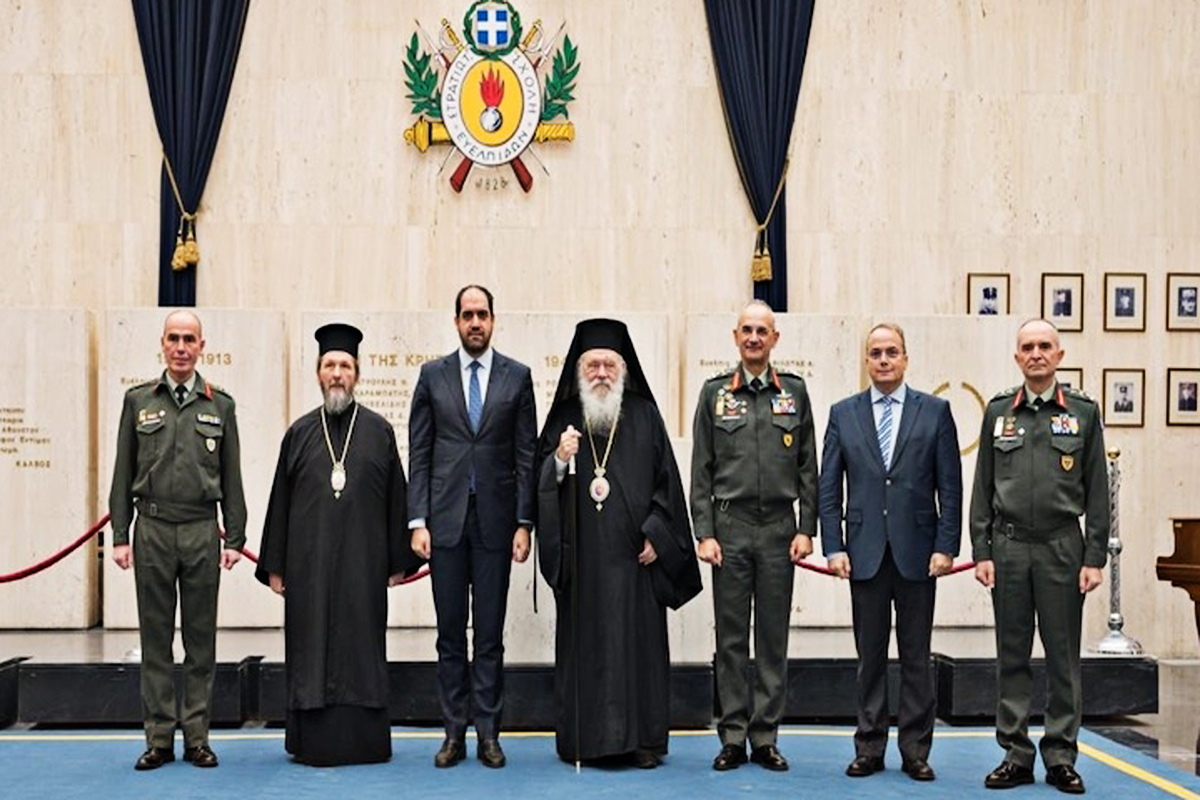 Γεύμα προς τιμή του Αρχιεπισκόπου Ιερωνύμου στην Στρατιωτική Σχολή Ευελπίδων