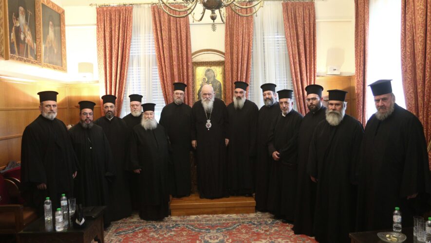 Το ΔΣ του ΙΣΚΕ στον Αρχιεπίσκοπο Ιερώνυμο