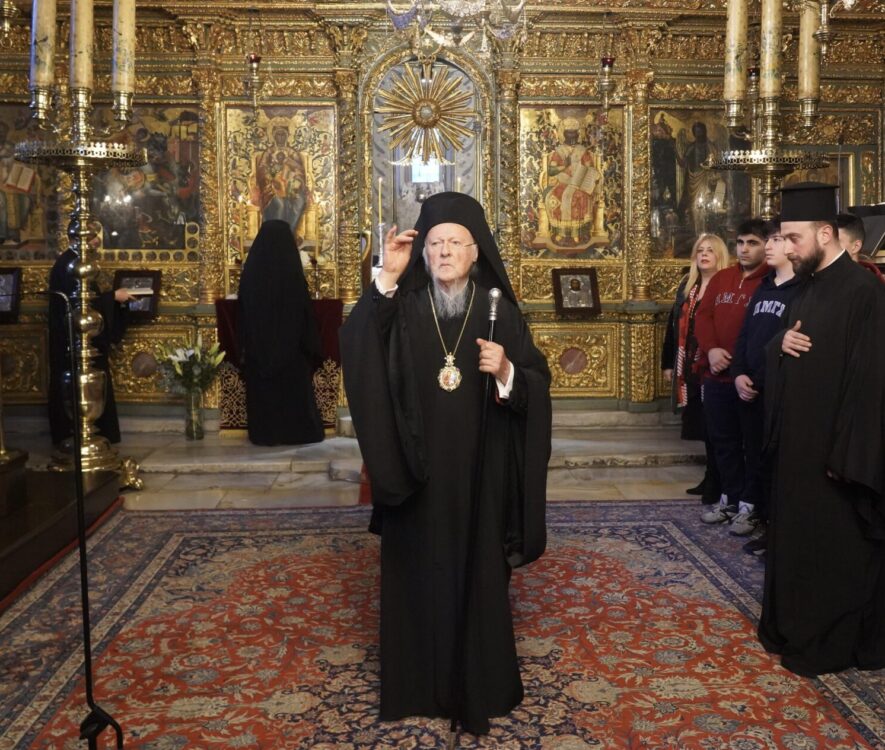 Η Α’ Στάση των Χαιρετισμών προς την Υπεραγία Θεοτόκο στο Φανάρι