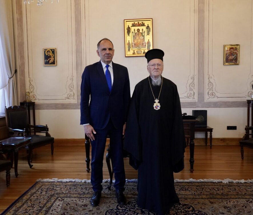 Τον Έλληνα ΥΠΕΞ υποδέχθηκε ο Πατριάρχης του Γένους