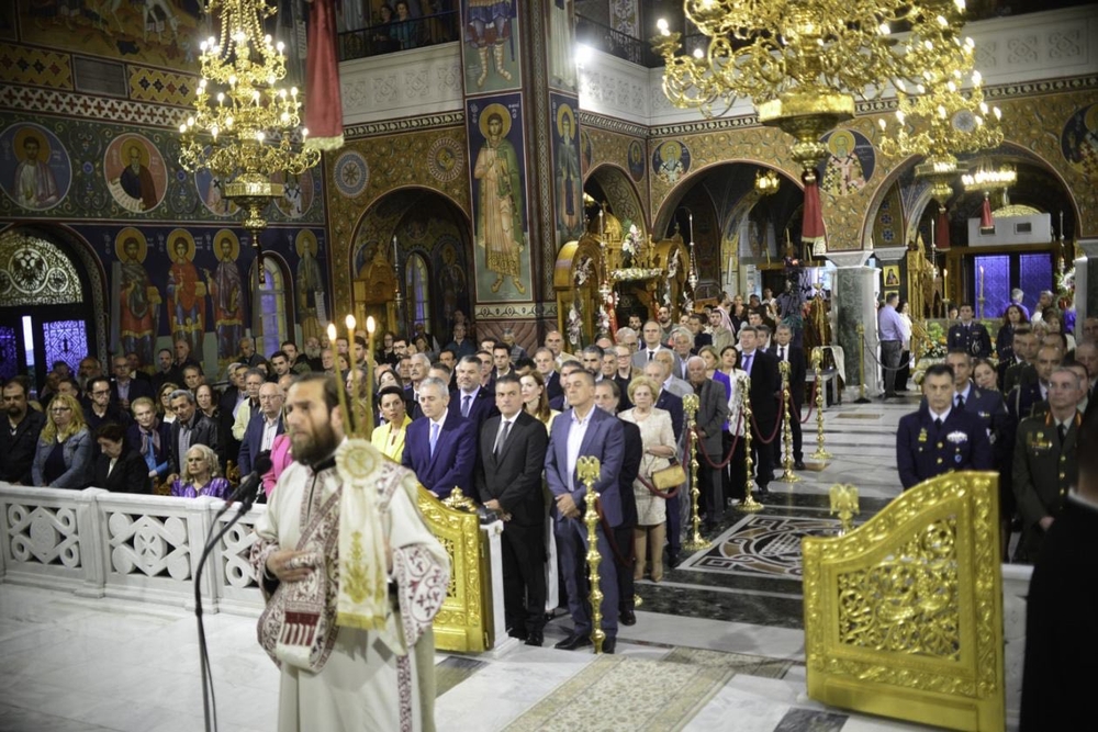 Με κάθε επισημότητα εορτάστηκε ο πολιούχος της Λάρισας, Άγιος Αχίλλιος ο Μυροβλύτης (Εικόνες)