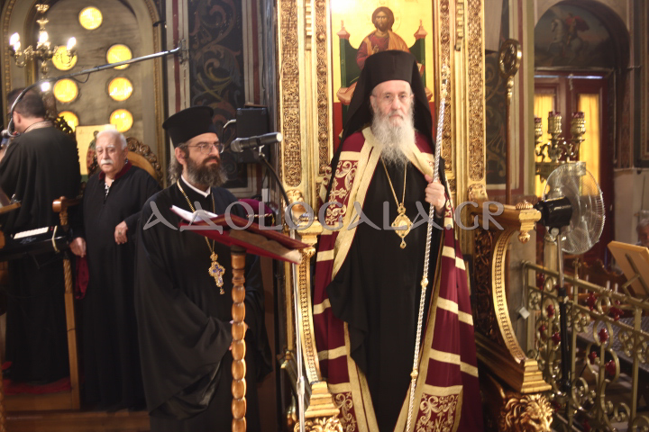 Αθήνα: Ο Μητροπολίτης Ναυπάκτου Ιερόθεος στον πανηγυρίζοντα Άγιο Παύλο της οδού Ψαρών