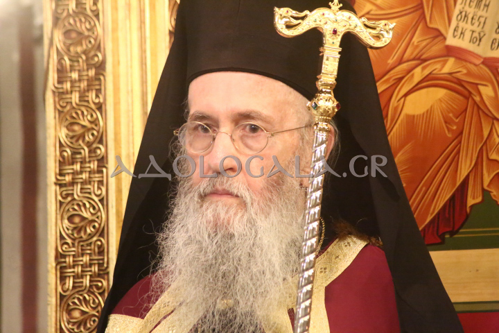 Αθήνα: Ο Μητροπολίτης Ναυπάκτου Ιερόθεος στον πανηγυρίζοντα Άγιο Παύλο της οδού Ψαρών 