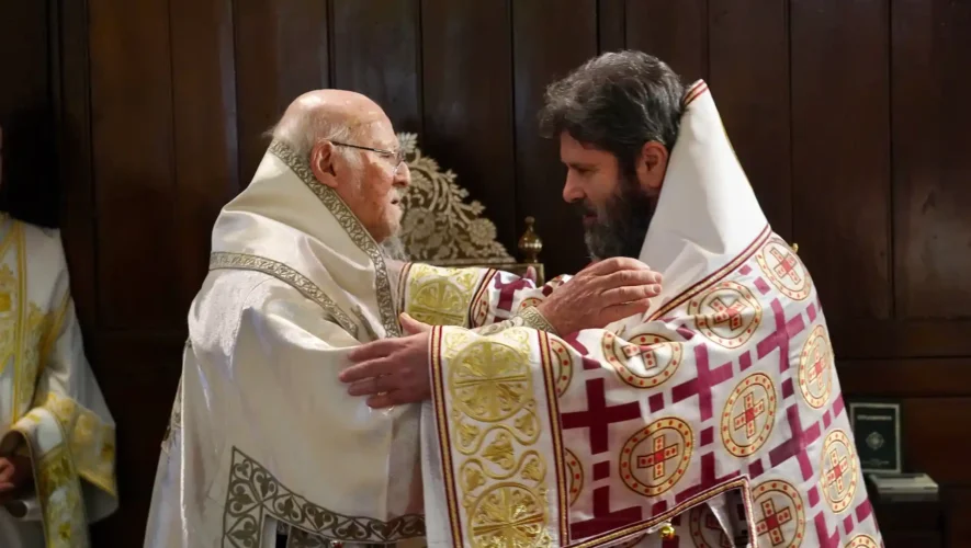 Έκκληση Οικουμενικού να σταματήσει το αιματοκύλισμα στη Μέση Ανατολή στο Συλλείτουργο Κων/πόλεως - Αλβανίας στο Φανάρι (Εικόνες))