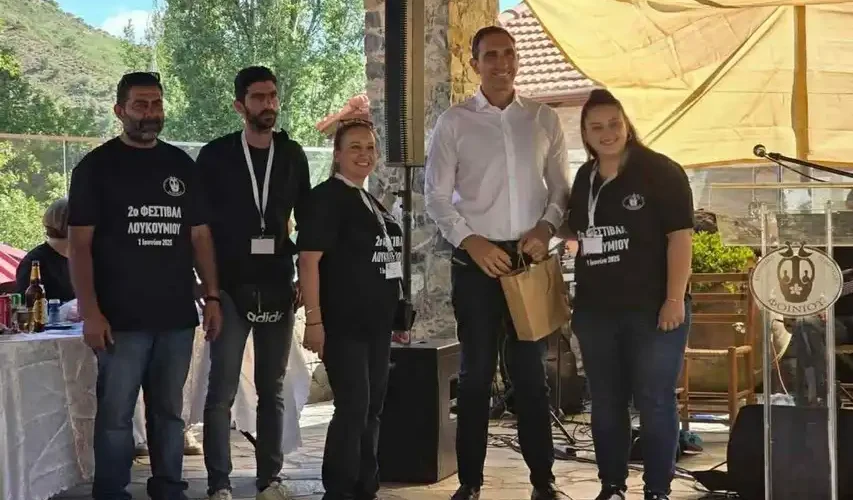 Ο Υπουργός Εσωτερικών στο 2ο Φεστιβάλ Λουκουμιού στο Φοινί της Κύπρου