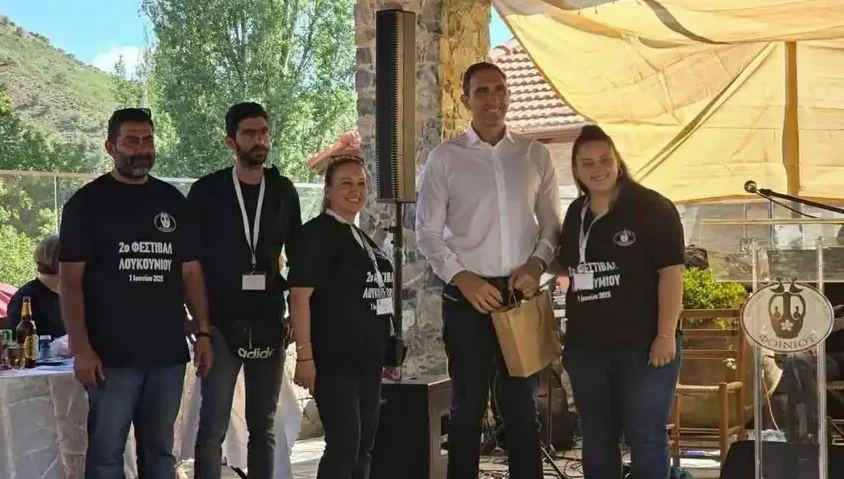 Ο Υπουργός Εσωτερικών στο 2ο Φεστιβάλ Λουκουμιού στο Φοινί της Κύπρου
