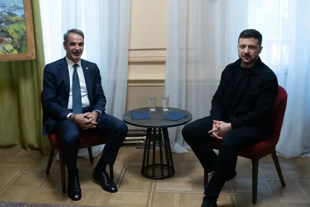 Πρωθυπουργός στην Οδησσό: Επιτρέψτε μου να εκφράσω και πάλι την αλληλεγγύη της χώρας μου προς τον ουκρανικό λαό