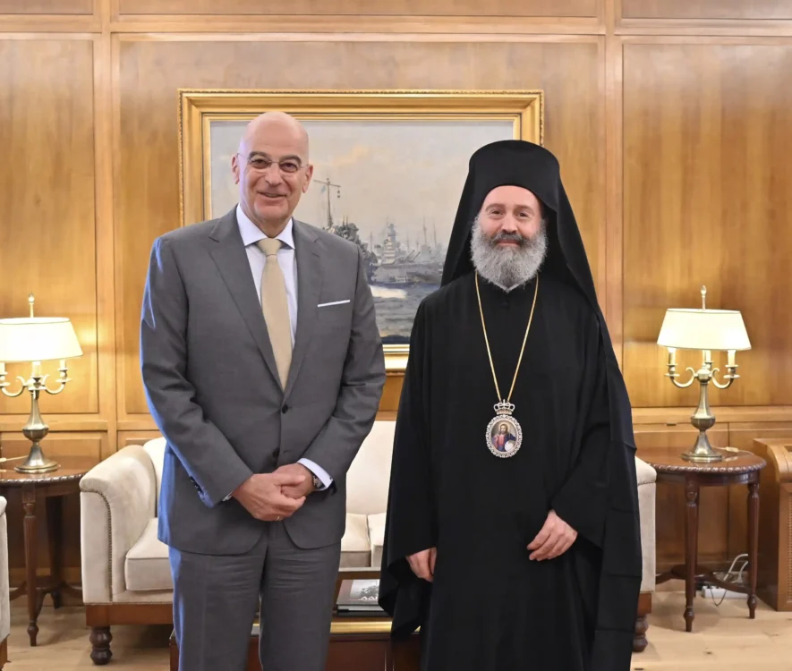 Σειρά επαφών με Υπουργούς είχε ο Αρχιεπίσκοπος Αυστραλίας Μακάριος, στην Αθήνα