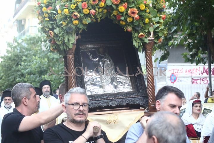 Παρουσία πλήθους πιστών η Ιερά Λιτάνευση της Εικόνας του Ιδρυτή της Ελλαδικής Εκκλησίας, Αποστόλου Παύλου στην Αθήνα 