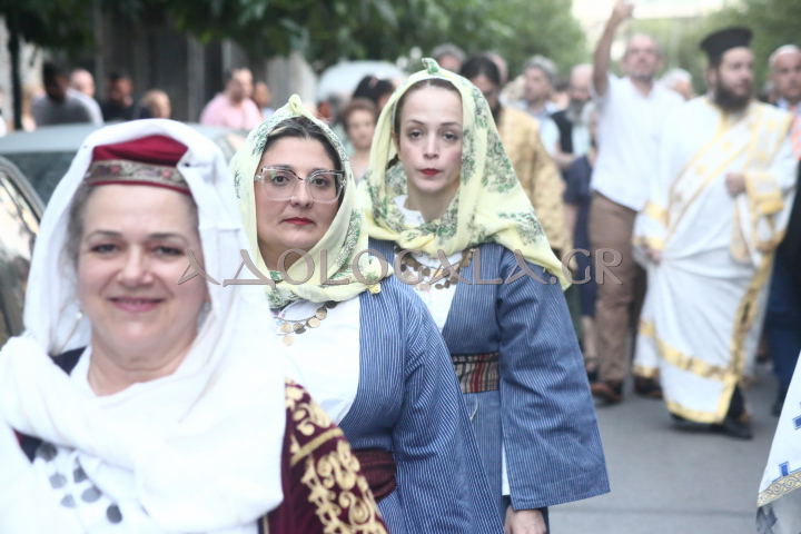 Παρουσία πλήθους πιστών η Ιερά Λιτάνευση της Εικόνας του Ιδρυτή της Ελλαδικής Εκκλησίας, Αποστόλου Παύλου στην Αθήνα 