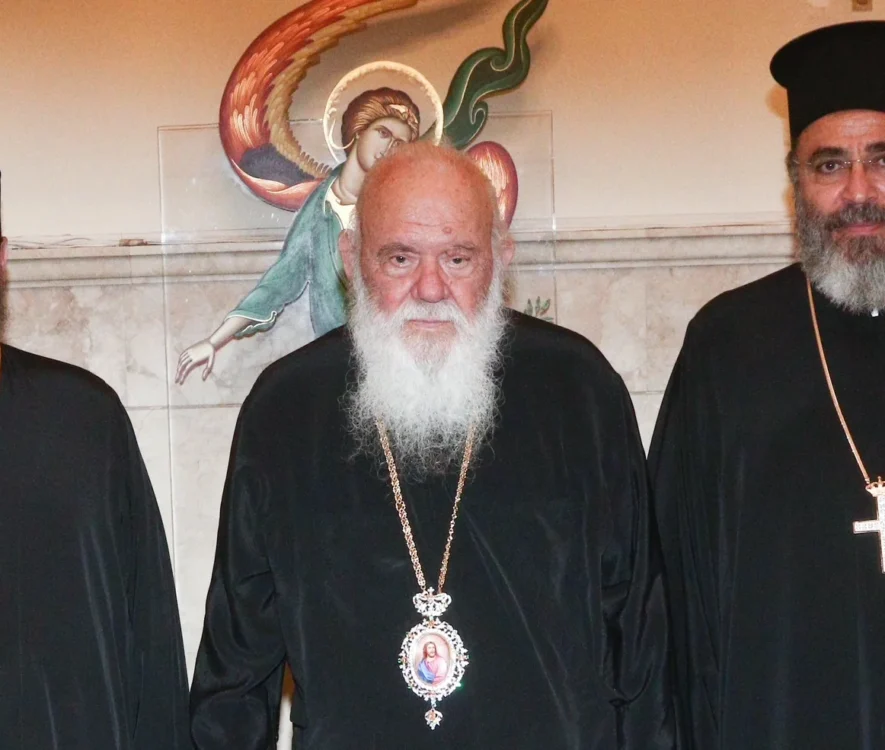 Αντιπροσωπεία του Πατριαρχείου Αντιοχείας στον Αρχιεπίσκοπο Ιερώνυμο