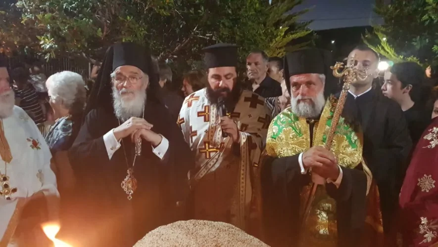 Δισαρχιερατικός Εσπερινός για τον Άγιο Παϊσιο τον Αγιορείτη στο Άργος Καλύμνου