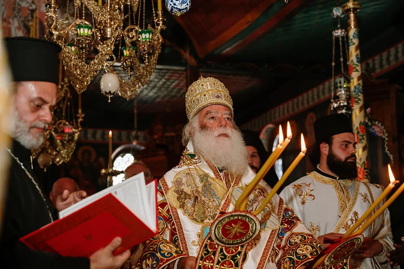 Ο Πάπας και Πατριάρχης Αλεξανδρείας Θεόδωρος στη Σιάτιστα της Μακεδονίας  patriarxis-alexandreias-theodoros-siatista-ellada-egkainia-adologala-news-ekklisia- (10)