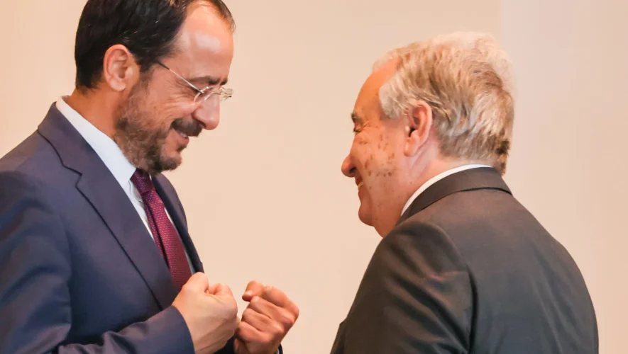 Στο δείπνο του Γ.Γ. του ΟΗΕ παρακάθησε ο Πρόεδρος Ν. Χριστοδουλίδης