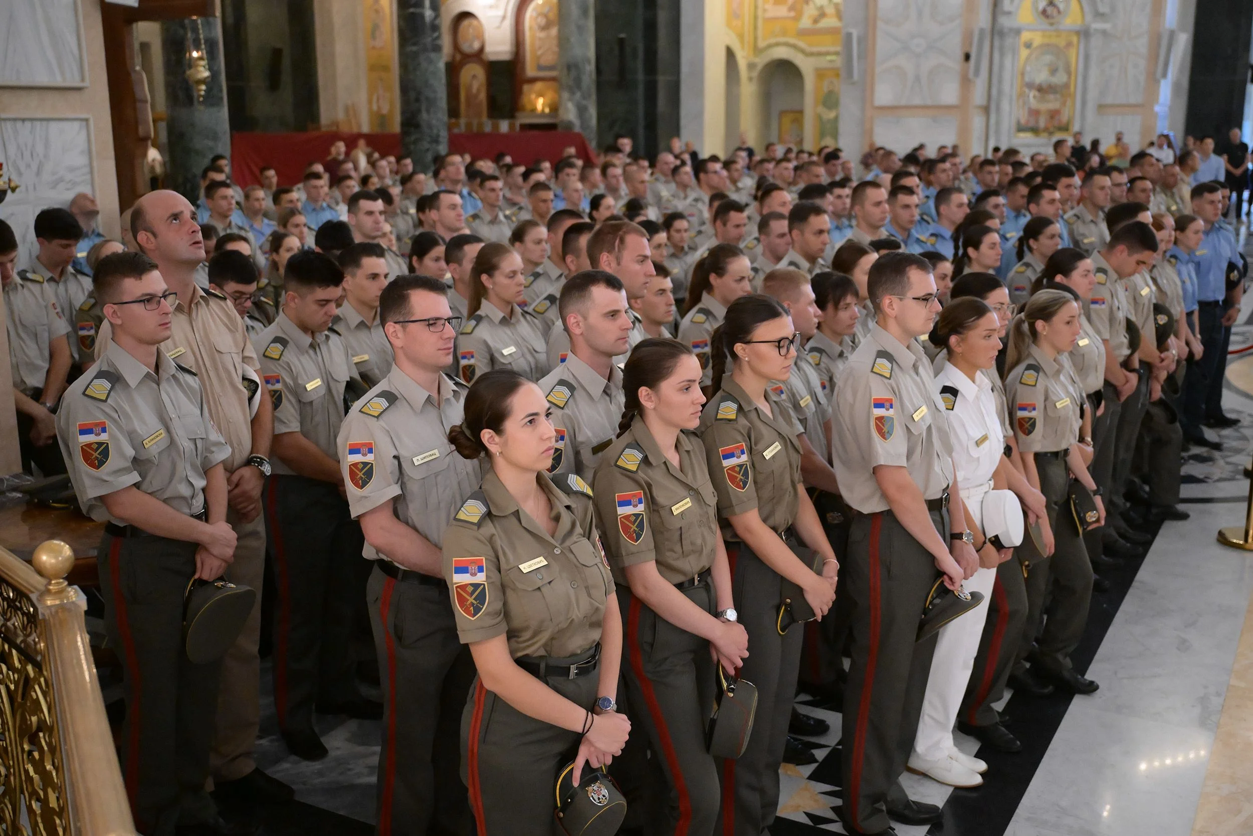 Πατριαρχείο Σερβίας: Δέηση επ' ευκαιρία της ολοκλήρωσης της εκπαίδευσης των δόκιμων των Σερβικών Ενόπλων Δυνάμεων