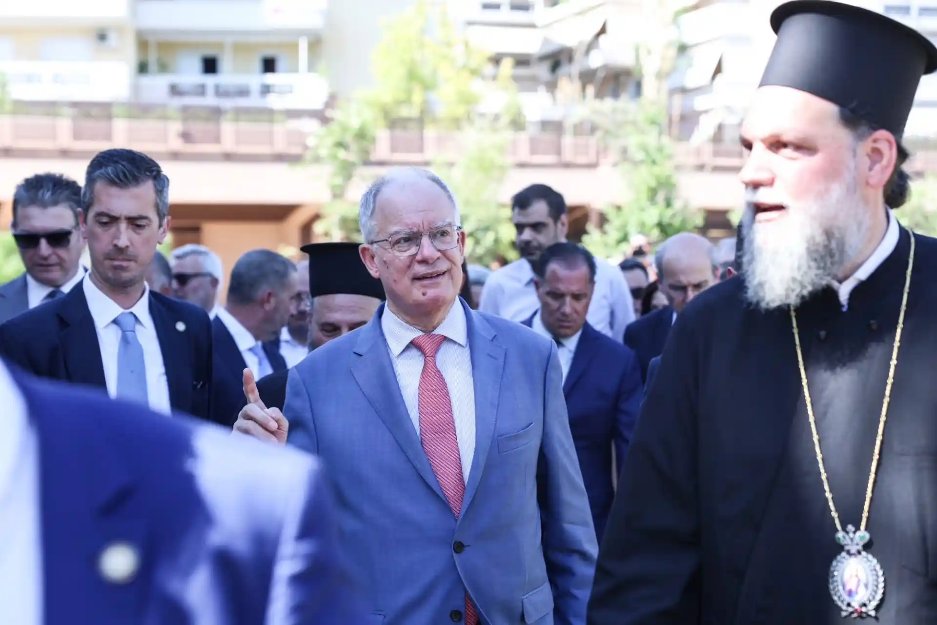 Στο υπό ανέγερση Ιωνικό Κέντρο της Ι.Μ. Νέας Ιωνίας ο Πρόεδρος Κ. Τασούλας