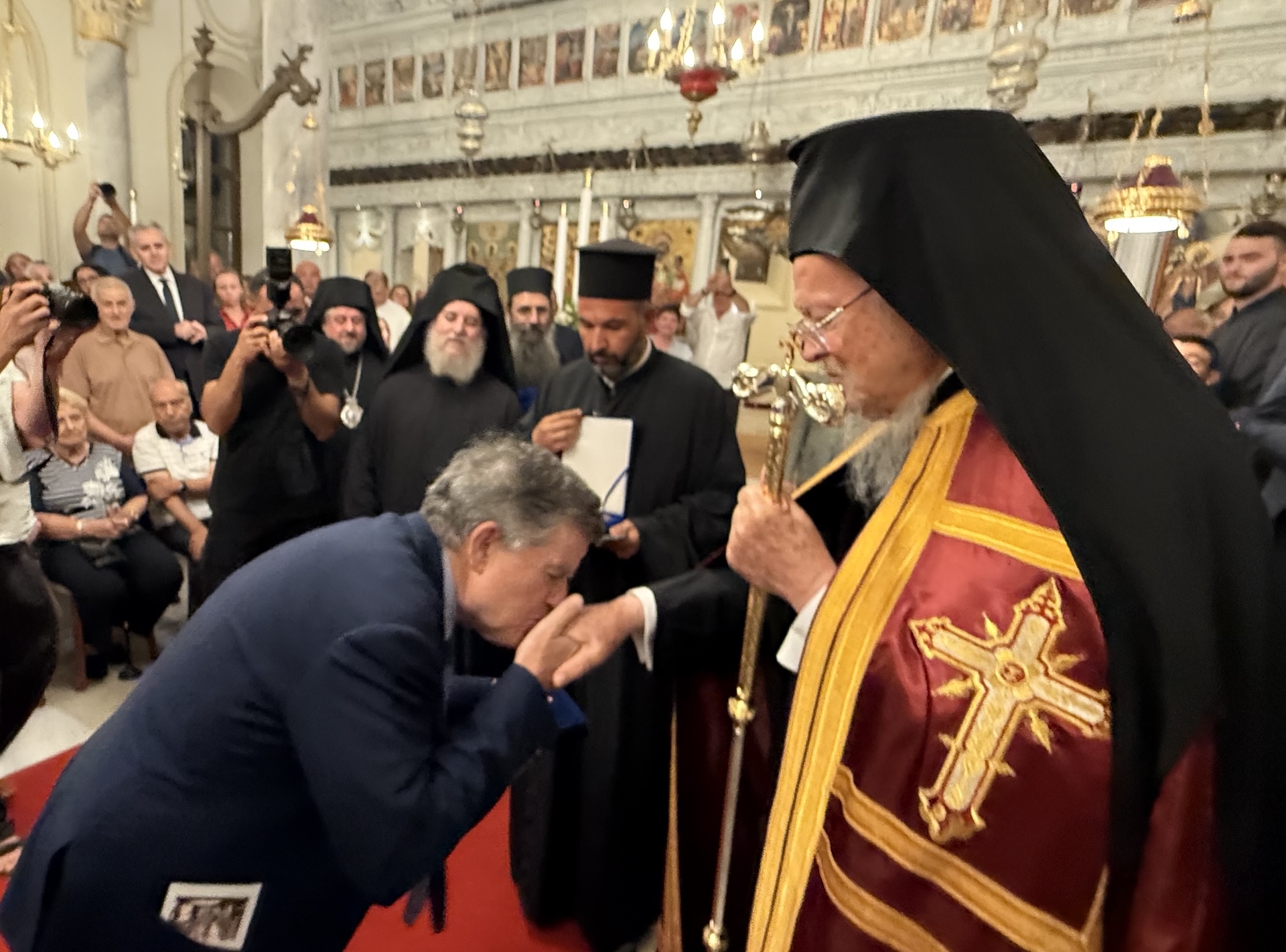 Θυρανοίξια του Καθεδρικού Ναού στη Τένεδο από τον Οικουμενικό
