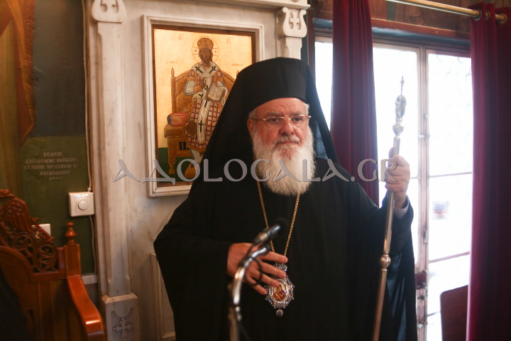 Αρχιερατικός Εσπερινός για την Κοίμηση της Αγίας Άννης στον πανηγυρίζοντα Ι.Ν. Περιβολίων Ταύρου