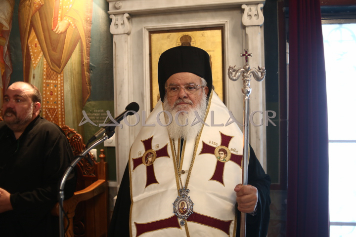 Αρχιερατικός Εσπερινός για την Κοίμηση της Αγίας Άννης στον πανηγυρίζοντα Ι.Ν. Περιβολίων Ταύρου