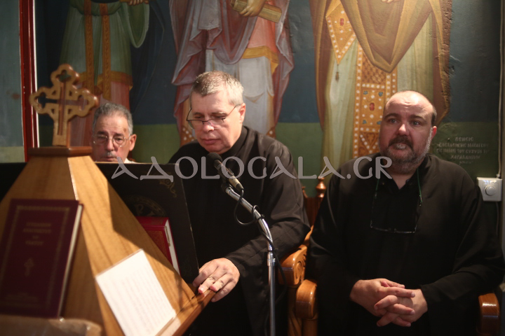 Αρχιερατικός Εσπερινός για την Κοίμηση της Αγίας Άννης στον πανηγυρίζοντα Ι.Ν. Περιβολίων Ταύρου