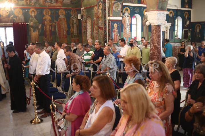 Αρχιερατικός Εσπερινός για την Κοίμηση της Αγίας Άννης στον πανηγυρίζοντα Ι.Ν. Περιβολίων Ταύρου