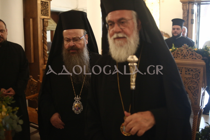 Πολυαρχιερατικός Εσπερινός Ονομαστηρίων Μητροπολίτη Ιλίου Αχαρνών και Πετρουπόλεως Αθηναγόρα στα Άνω Λιόσια 