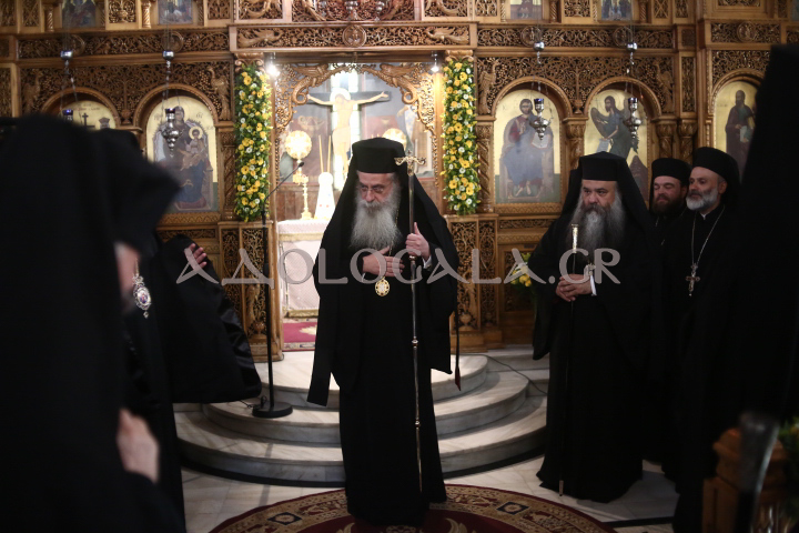 Πολυαρχιερατικός Εσπερινός Ονομαστηρίων Μητροπολίτη Ιλίου Αχαρνών και Πετρουπόλεως Αθηναγόρα στα Άνω Λιόσια 